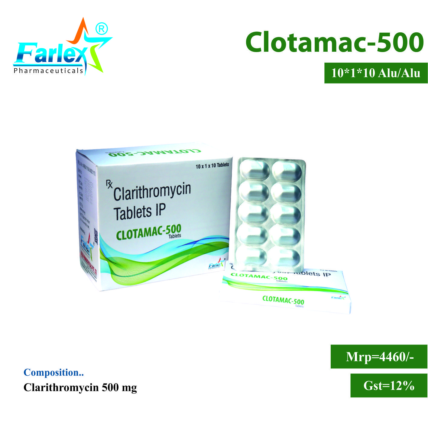 CLOTAMAC-500 Tablets